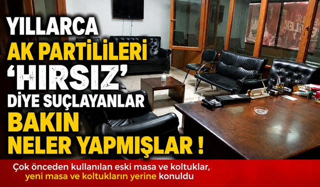 YILLARCA AK PARTİLİLERİ ‘HIRSIZ’ DİYE SUÇLAYANLAR BAKIN NELER YAPMIŞLAR !