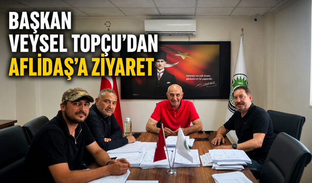 Başkan Veysel Topçu’dan AFLİDAŞ’a Ziyaret