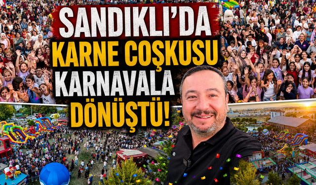 SANDIKLI'DA KARNE COŞKUSU KARNAVALA DÖNÜŞTÜ!