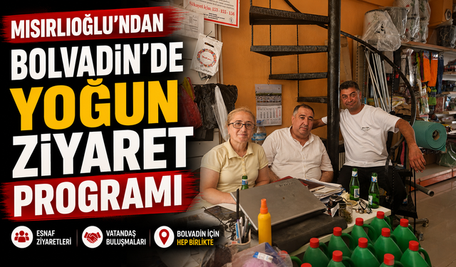 Mısırlıoğlu’ndan Bolvadin’de Yoğun Ziyaret Programı