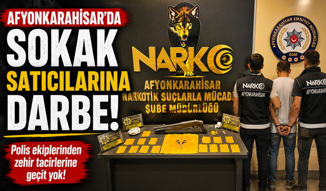 Afyonkarahisar’da Sokak Satıcılarına Darbe!