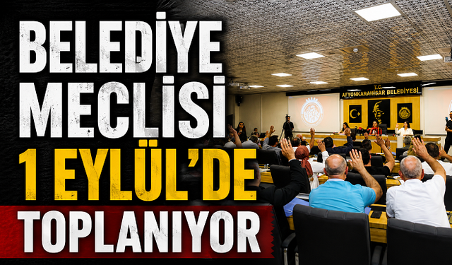 Afyonkarahisar Belediye Meclisi’nde Yoğun Gündem: 39 Madde Masaya Geliyor!