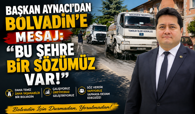 Başkan Aynacı’dan Bolvadin’e Mesaj: “Bu Şehre Bir Sözümüz Var!”