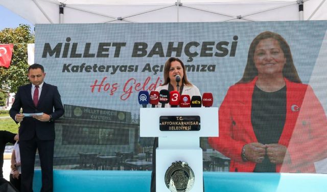 BÜLENT ECEVİT PARKI MİLLET BAHÇESİ KAFETERYAMIZ HİZMETE AÇILDI
