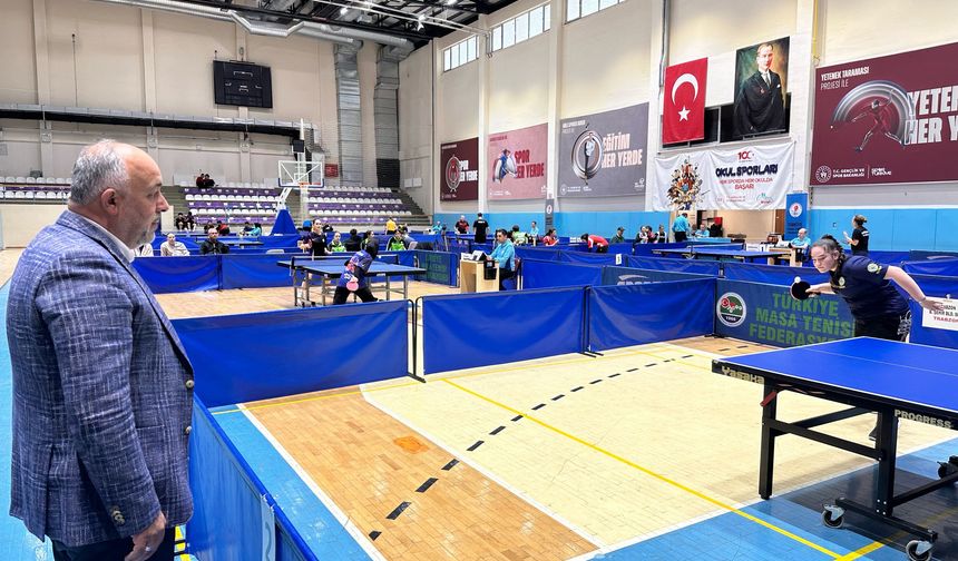 2.Lig Masa Tenisi Müsabakaları Kocatepe Spor Kompleksi’nde Devam Ediyor