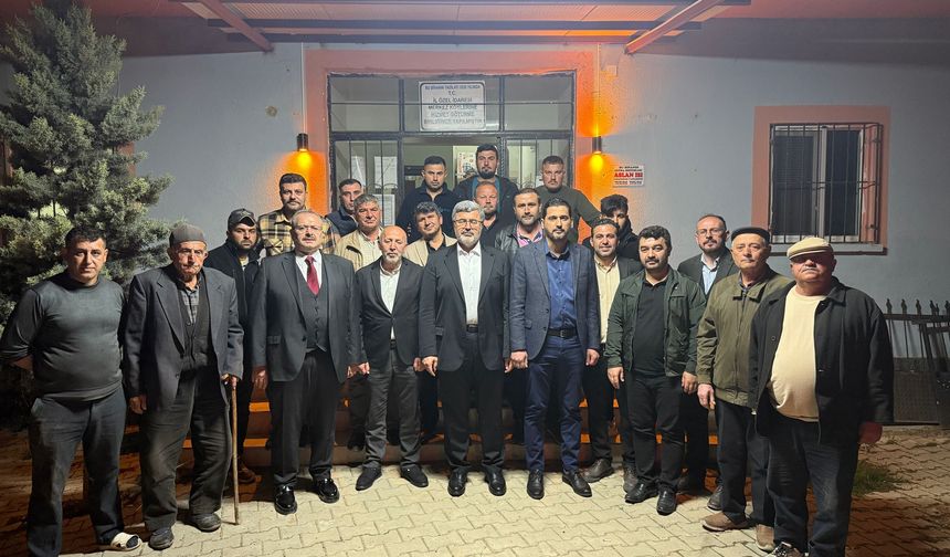 Ali Özkaya, Sahada Vatandaşlarla Buluşmaya Devam Ediyor.