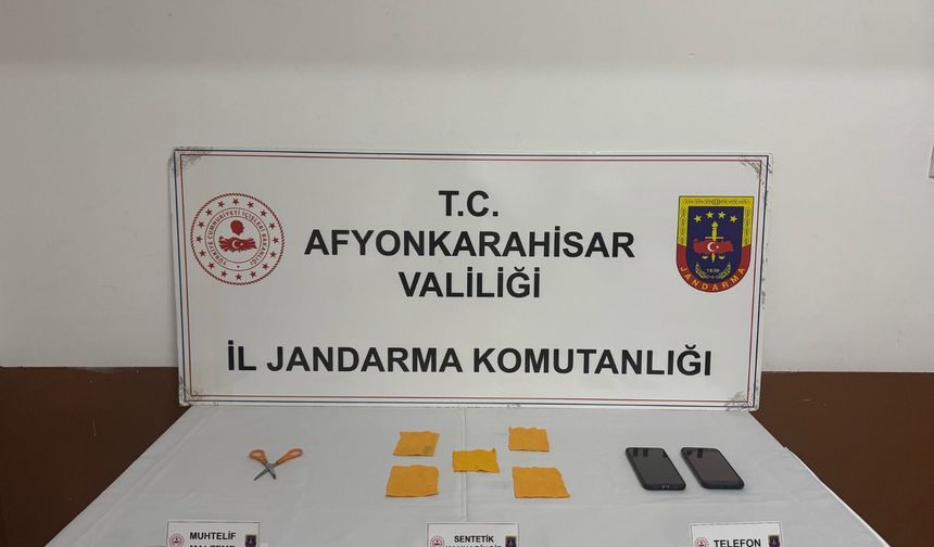 Sandıklı'da Yakalanan Şahıstan Çok Sayıda Uyuşturucu Madde Ele Geçirildi
