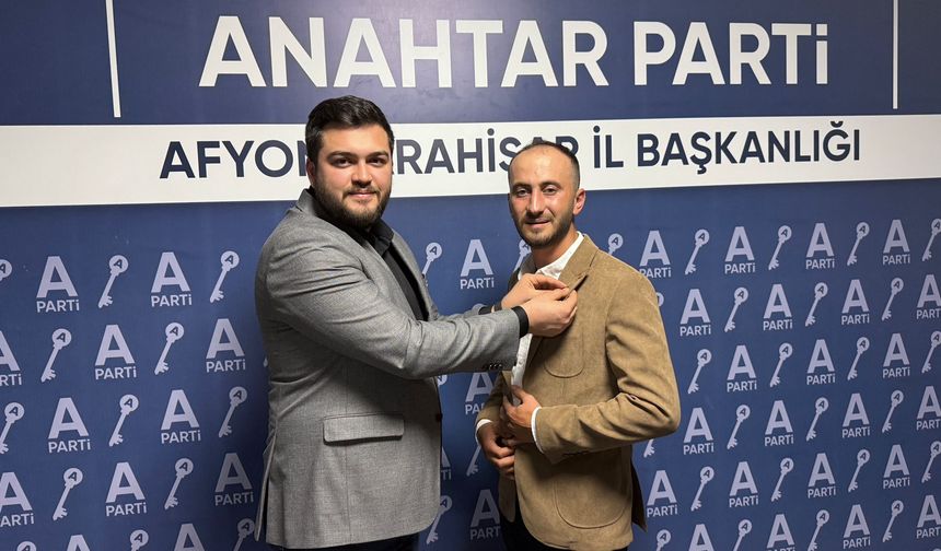 Anahtar Parti Çay İlçe Başkanlığı’na Mustafa Ayyıldız Atandı