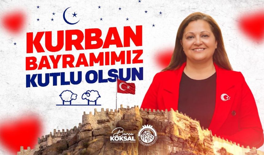 BURCU KÖKSAL´DAN KURBAN BAYRAMI MESAJI