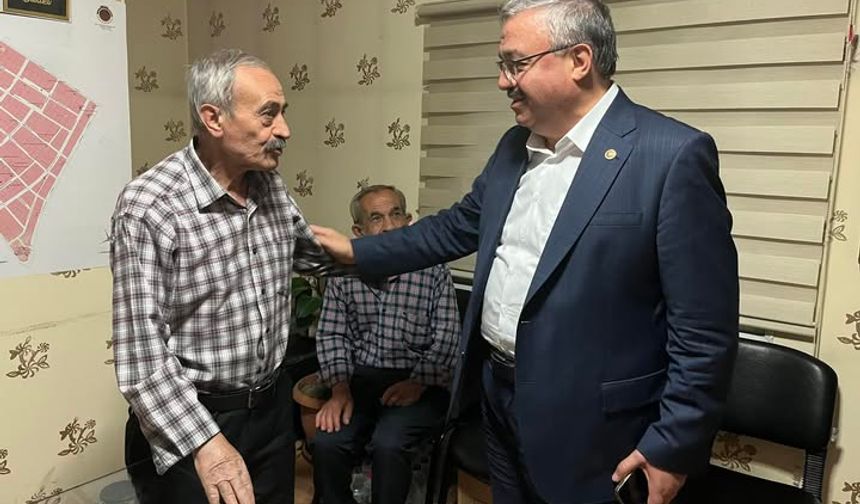 Milletvekili Yurdunuseven Dumlupınar'da Muhtar Çelik ile Bir Araya Geldi