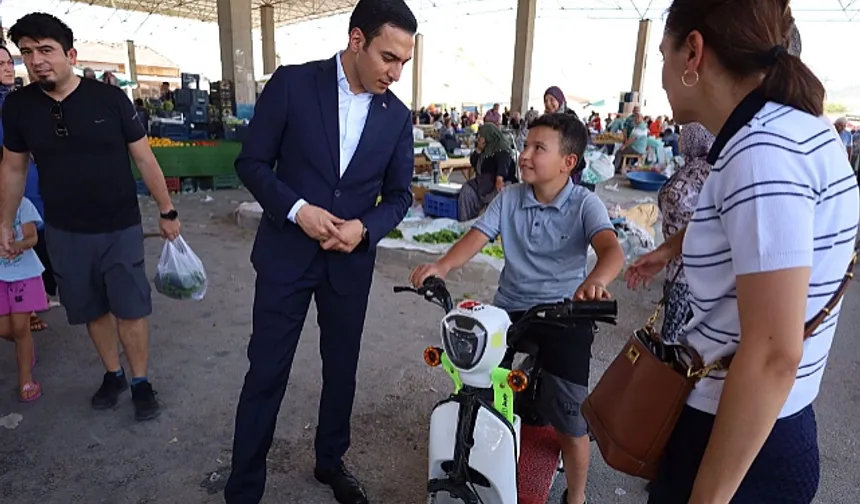 Kaymakam Hasan UĞUZ, Salı Pazarını Ziyaret Etti