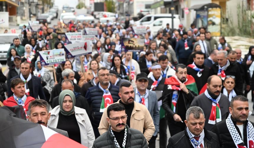 Emirdağ, Gazze İçin Tek Yürek Oldu.!