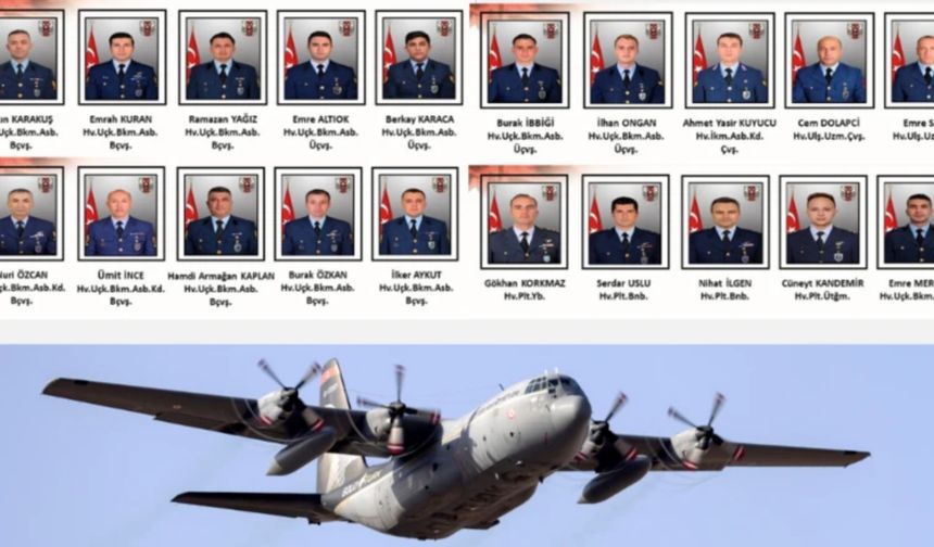 Gürcistan'da Düşen Askeri Uçakta 20 Şehit: İsimler Açıklandı.!