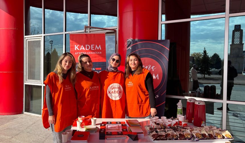 Afyon Genç KADEM’den Vize Haftasında Tatlı Motivasyon Desteği