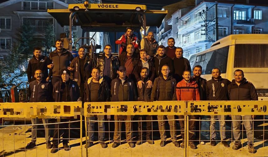 Emirdağ’da Sıcak Asfalt Çalışmaları Tamamlandı