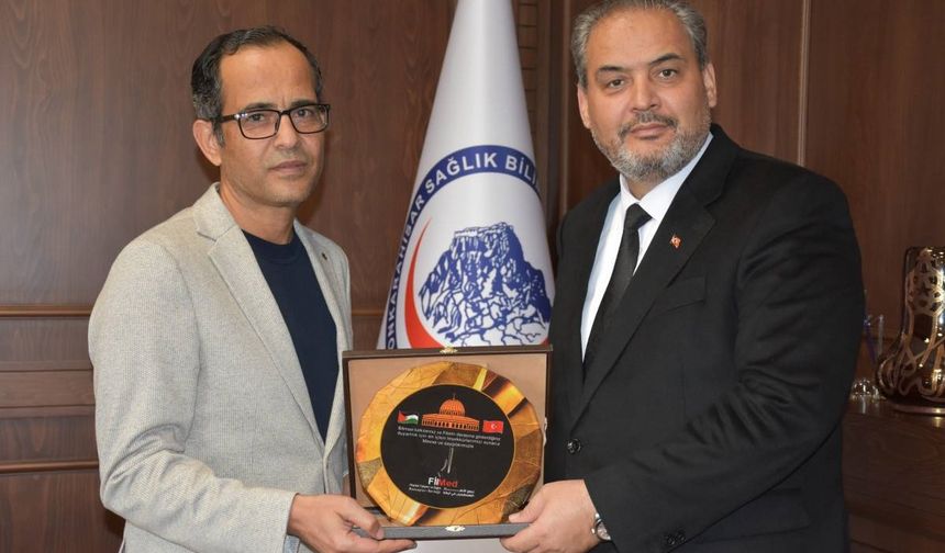 Üniversitemizin Filistin Davasına Desteğine Teşekkür Geldi