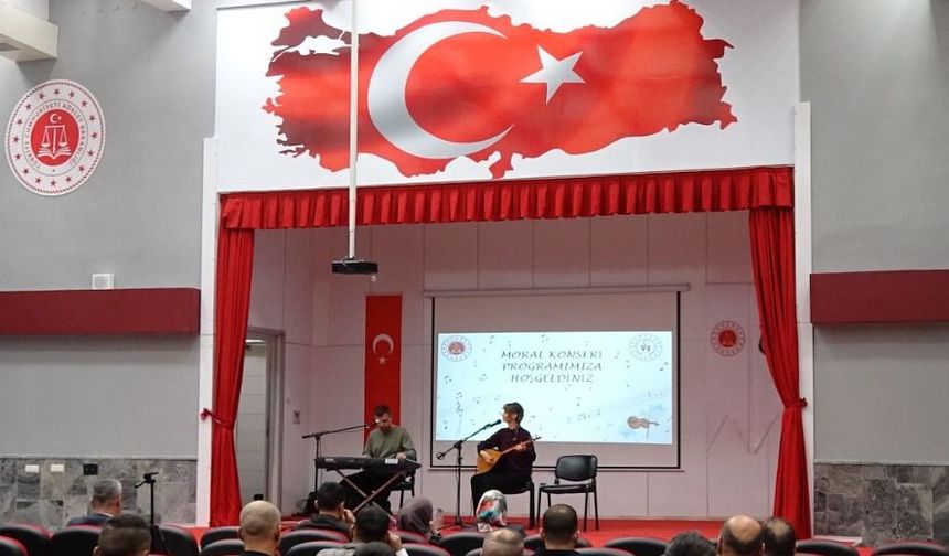 AFYONKARAHİSAR CEZAEVİNDE MORAL ETKİNLİĞİ DÜZENLENDİ