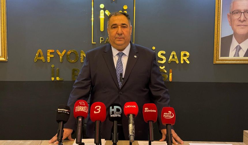 İYİ Parti İl Başkanı Muhammet Mısırlıoğlu’ndan Anlamlı Teşekkür