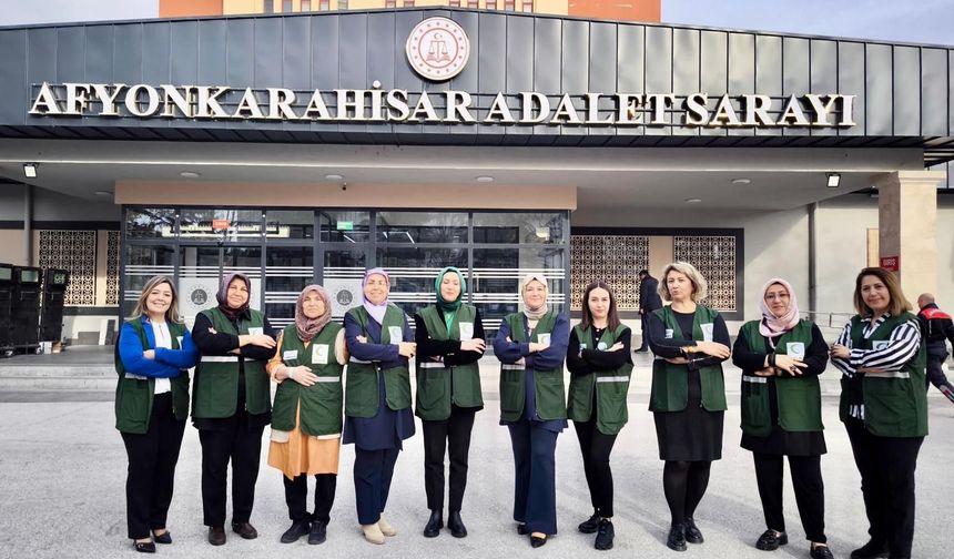 Afyonkarahisar Adliyesi’ne Çocuk Bekleme ve Oyun Odası Kütüphanesi Kuruldu