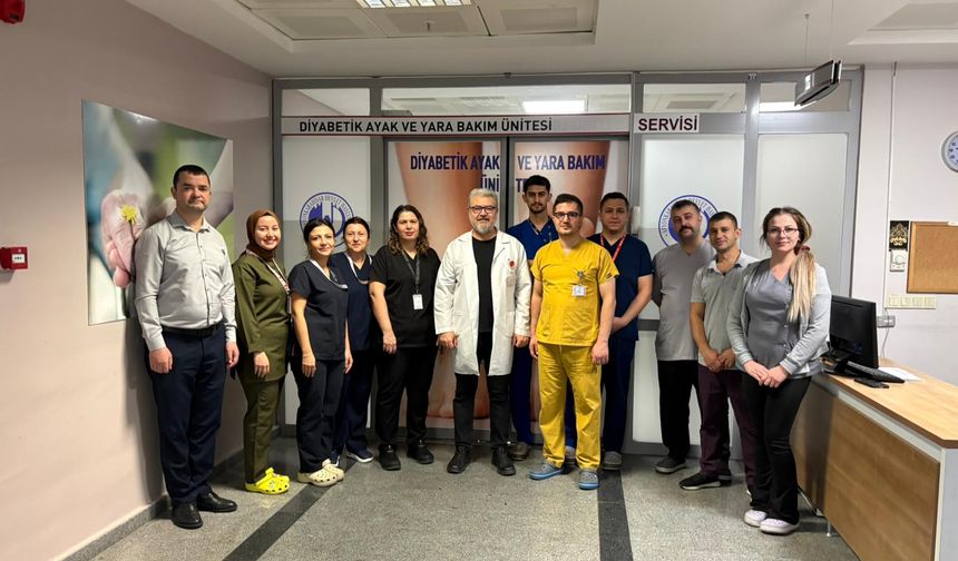 Diyabetik Ayak ve Yara Bakım Servisi Dört Yıldır Bölgeye Şifa Oluyor