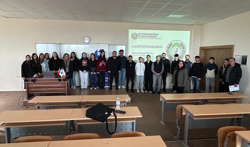 Afyonkarahisar Ticaret Borsası Üniversite Öğrencileri ile Buluştu