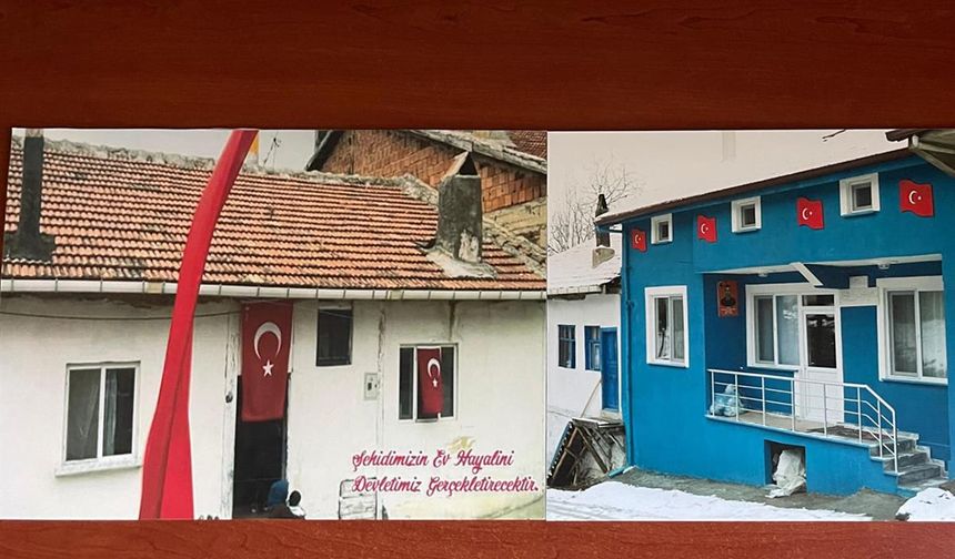 Şehit Önder Özen’in Baba Ocağı Yenilendi