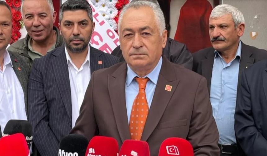 CHP İl Başkanı Hasan Karadeniz tarafından yapılan basın açıklaması