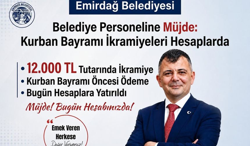 Başkan Koyuncu’dan Mesai Arkadaşına Bayram Desteği