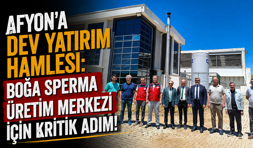 Afyon’a Dev Yatırım Hamlesi: Boğa Sperma Üretim Merkezi İçin Kritik Adım!
