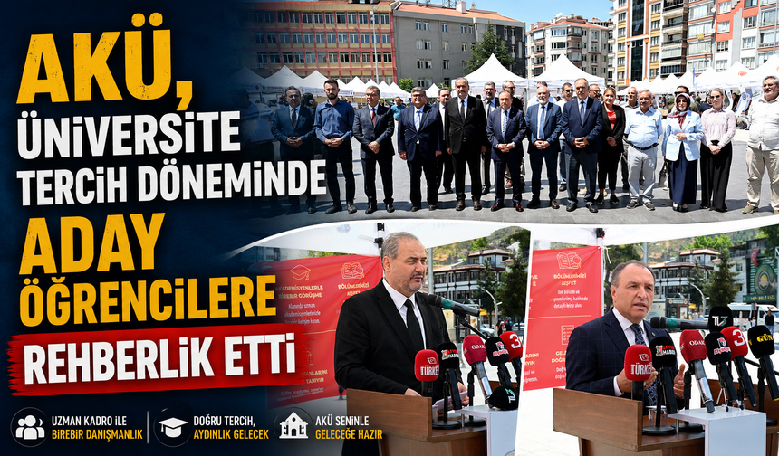 AKÜ, Üniversite Tercih Döneminde Aday Öğrencilere Rehberlik Etti