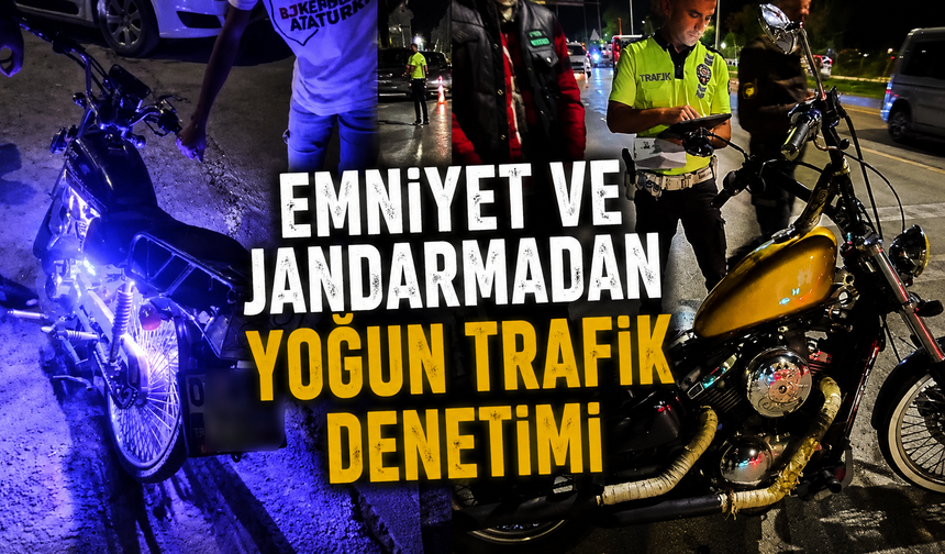Emniyet ve Jandarmadan Yoğun Trafik Denetimi