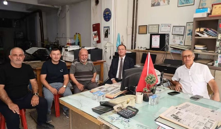 Kaymakam Mehmet Naim Akgül'den Yerel Basına İade-i Ziyaret
